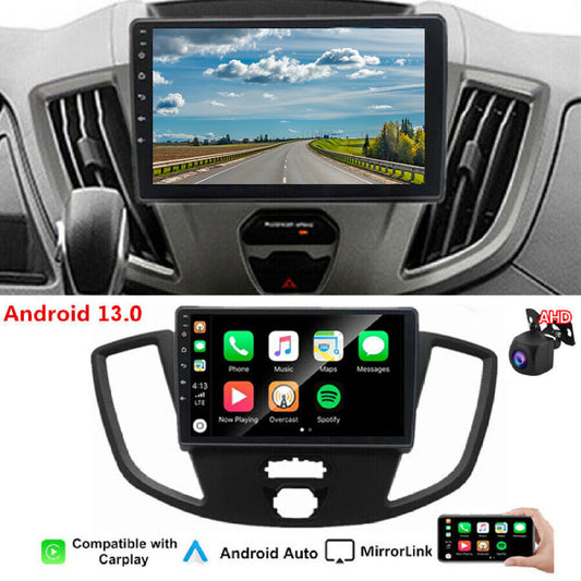 9inch Car Stereo Radio Car-play GPS Wifi Compatible for Transit 2013-2019 Android 13