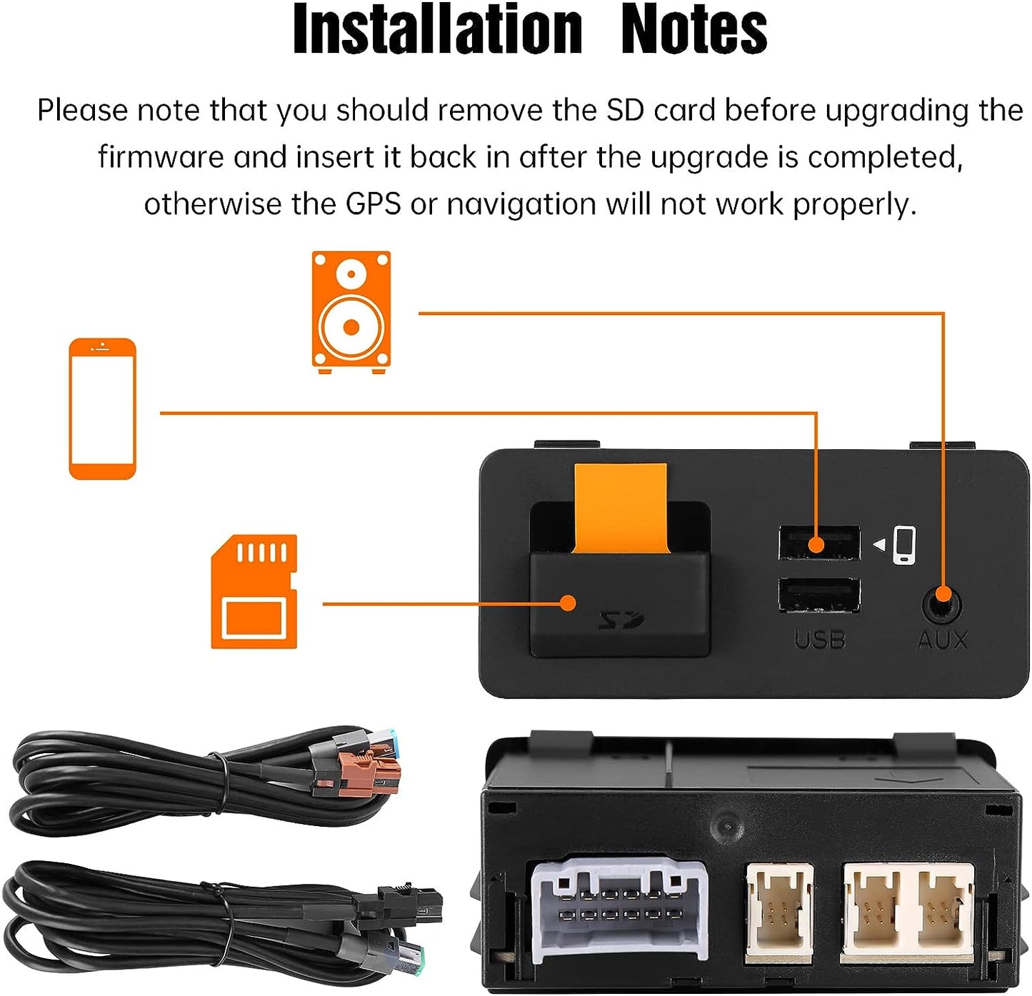 EWLSAC TK78-66-9U0C CarPlay Apple & Android Auto Retrofit Kit Fit for Mazda 2 3 6 MX-5 CX-3 CX-4 CX-5 CX-9 2014-2020 Interface Port Aux Console K1414 00008FZ34